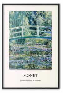 Poster: Claude Monet - Ponte giapponese a Giverny
