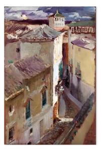 Riproduzione quadro Joaquín Sorolla y Bastida - Strada di Toledo