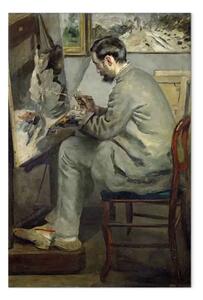 Quadro famoso Pierre-Auguste Renoir - Frédéric Bazille al suo cavalletto