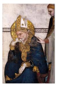 Riproduzione Simone Martini - La visione di Sant'Ambrogio