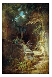 Riproduzione Carl Spitzweg - Lettura eremita