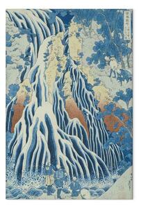 Riproduzione quadro Hokusai Katsushika - Kirifuri Fall on Kurokami Mount, from the series 'Shokoku Taki Meguri' (A Journey to the Waterfalls of All the Provinces)