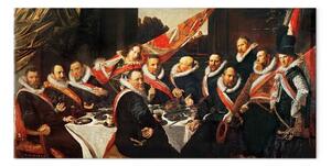 Quadro famoso Frans Hals - Festa degli Ufficiali di San Jorisdoelen