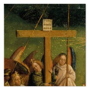 Quadro famoso Jan Van Eyck - Adorazione dell'Agnello