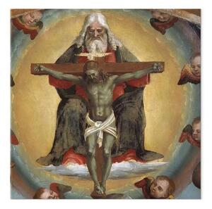Riproduzione quadro Luca Signorelli - Maria col Bambino e Trinità, Arcangeli e Santi