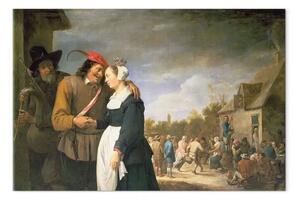 Quadro famoso David Teniers the Younger - Un matrimonio contadino