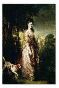 Quadro famoso Thomas Gainsborough - Ritratto della signora Lowndes-Stone
