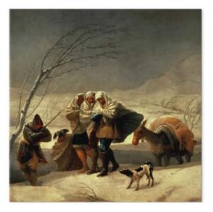 Riproduzione quadro Francisco Goya - La tempesta di neve