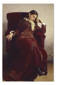Riproduzione quadro Ilya Repin - La pausa