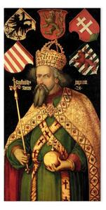 Riproduzione Albrecht Dürer - Imperatore Sigismondo, Imperatore del Sacro Romano Impero, Re d'Ungheria e Boemia