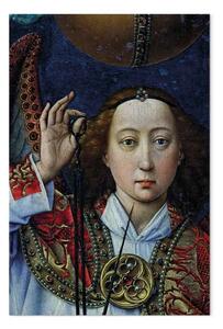 Riproduzione Rogier van der Weyden - Arcangelo Michele che pesa le anime
