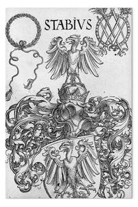 Riproduzione Albrecht Dürer - Stemma dell'umanista Stabio