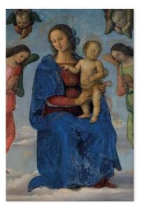 Quadro famoso Pietro Perugino - Maria con il Bambino e Santi