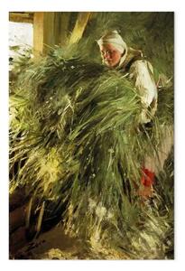 Riproduzione Anders Zorn - Nel fienile