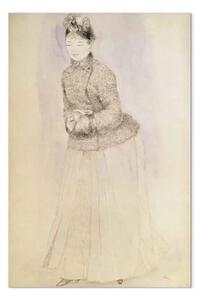 Quadro famoso Pierre-Auguste Renoir - Donna con un manicotto