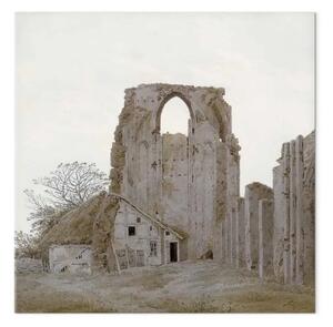 Quadro famoso Caspar David Friedrich - L'abbazia di Eldena vicino a Greifswald