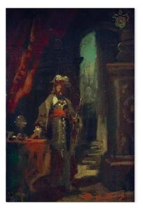 Riproduzione quadro Carl Spitzweg - Figura principesca