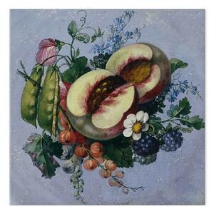 Riproduzione Georg Friedrich Kersting - Pezzo di frutta circolare