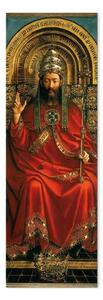 Quadro famoso Jan Van Eyck - Dio Padre intronizzato