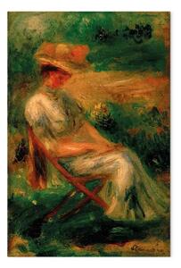 Riproduzione quadro Pierre-Auguste Renoir - Donna seduta in un giardino