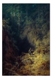 Quadro famoso Carl Spitzweg - Bambini nella foresta