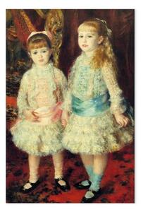 Riproduzione Pierre-Auguste Renoir - Le signorine Cahen di Anversa. Rosa e blu