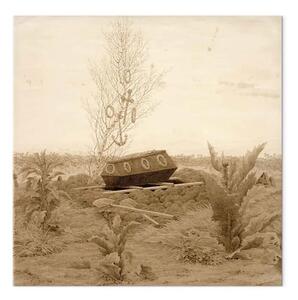 Riproduzione Caspar David Friedrich - Bara su una tomba fresca