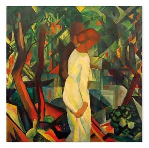 Riproduzione August Macke - Coppia nel bosco