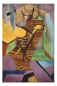 Quadro famoso Juan Gris - Natura morta con libro (Saint Matorel)