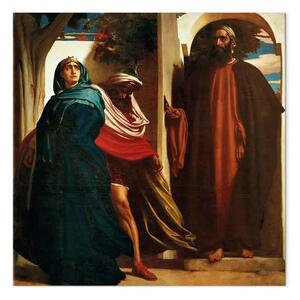 Riproduzione quadro Frederic Leighton - Izebel e Acab (..) incontrarono all'ingresso Elia il Thisita. Hai tu ucciso e ne hai anche preso possesso?
