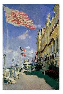 Riproduzione Claude Monet - L'Hôtel des Roches Noires a Trouville