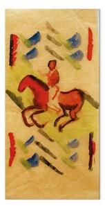 Quadro famoso August Macke - Cavaliere Rosso