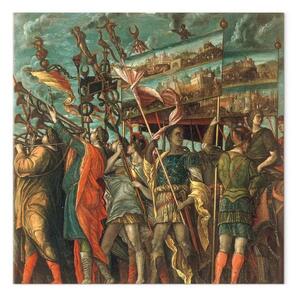 Riproduzione Andrea Mantegna - Trionfo dei suonatori di corno di Cesare e dei portatori di insegne