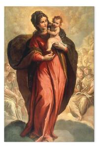 Riproduzione Paolo Veronese - Maria con il Bambino e angeli che fanno musica