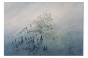 Riproduzione quadro Caspar David Friedrich - Nebbia mattutina in montagna
