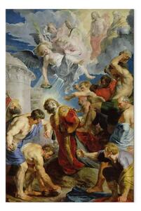 Quadro famoso Peter Paul Rubens - La Lapidazione di Santo Stefano, dal Trittico di Santo Stefano