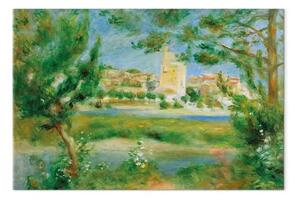 Riproduzione quadro Pierre-Auguste Renoir - cantone di Villeneuveles-Avignon
