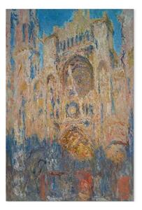 Riproduzione Claude Monet - Cattedrale di Rouen. Effetto sole, fine giornata