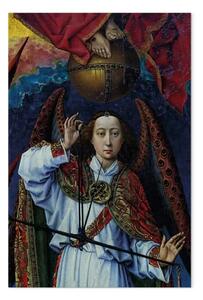 Riproduzione quadro Rogier van der Weyden - Arcangelo Michele che pesa le anime