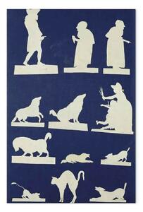 Riproduzione Philipp Otto Runge - Studio di figure e animali