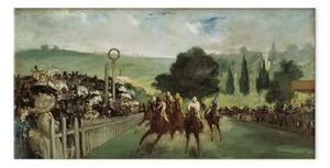 Quadro famoso Edouard Manet - Gare a Longchamp