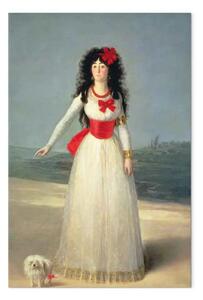 Quadro famoso Francisco Goya - La Duchessa d'Alba