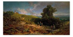 Riproduzione Carl Spitzweg - Sul Kirchsteig