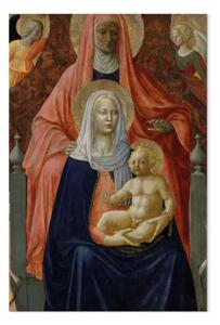 Quadro famoso Masaccio - Sant'Anna, Maria e Gesù Bambino