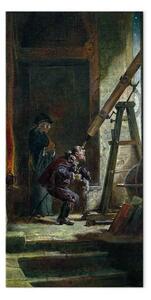 Riproduzione Carl Spitzweg - L'astrologo