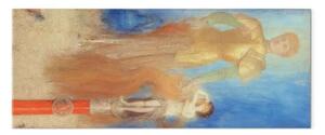 Quadro famoso Fernand Khnopff - Victoria. Come le fiamme, i lunghi capelli rossi