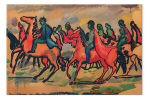 Riproduzione August Macke - Cavaliere