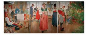 Riproduzione Carl Larsson - E' di nuovo Natale