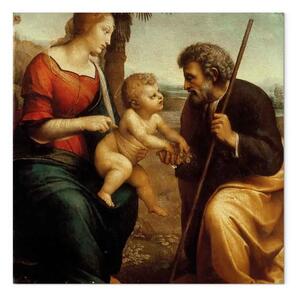 Riproduzione quadro Rafael Santi - La Sacra Famiglia con la palma