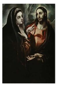 Riproduzione quadro El Greco - Cristo dice addio a sua Madre